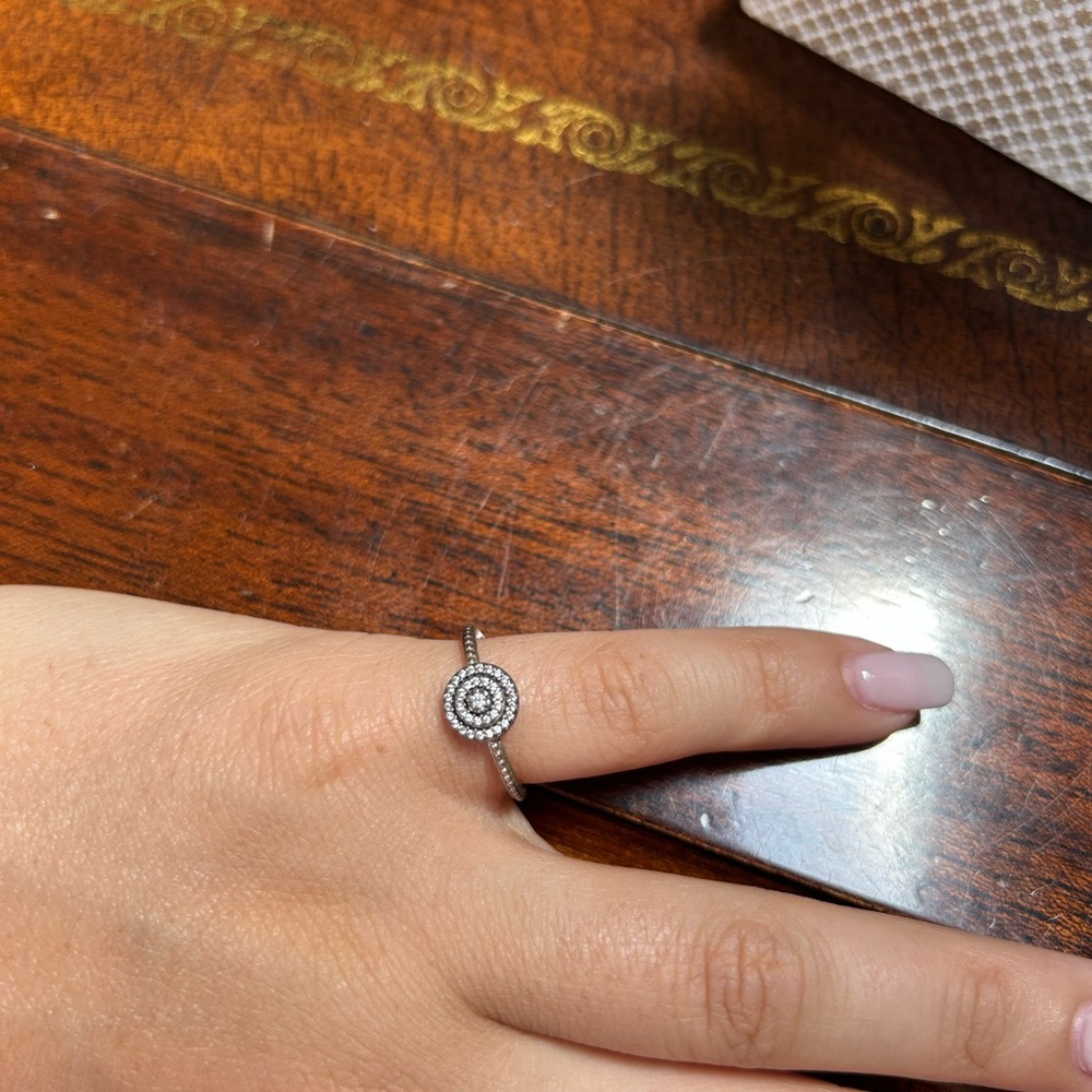 Pandora Silver Spiral Ring